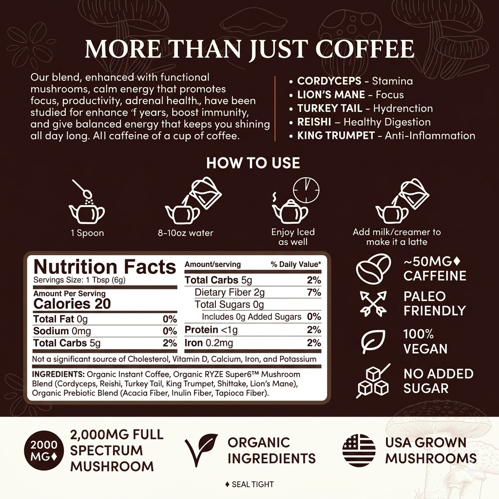 MyFuelGO Mushroom Coffee
